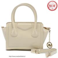 michael kors glad leer groot wit boekentassen Store Tilburg 72aka171